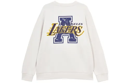 JACK JONES· JACK&JONES X NBA JACK&JONES X Los Angeles Lakers NBA Sweatshirt Unisex Satin White