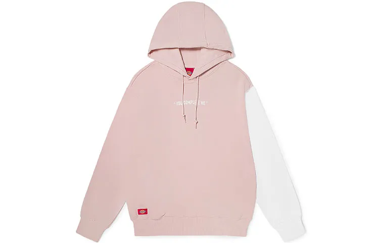 Dickies Sweatshirts Unisex White/Dirty Pink Hooded Moderate Regular