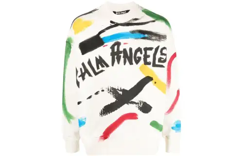PALM ANGELS Brush Strokes Sweatshirt