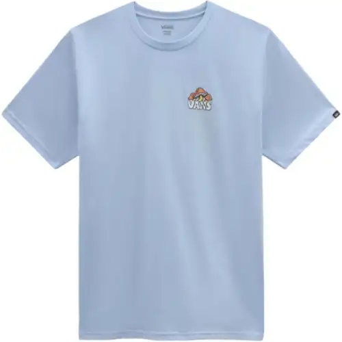 Vans T Shirts Men's Light Blue Crew Neck