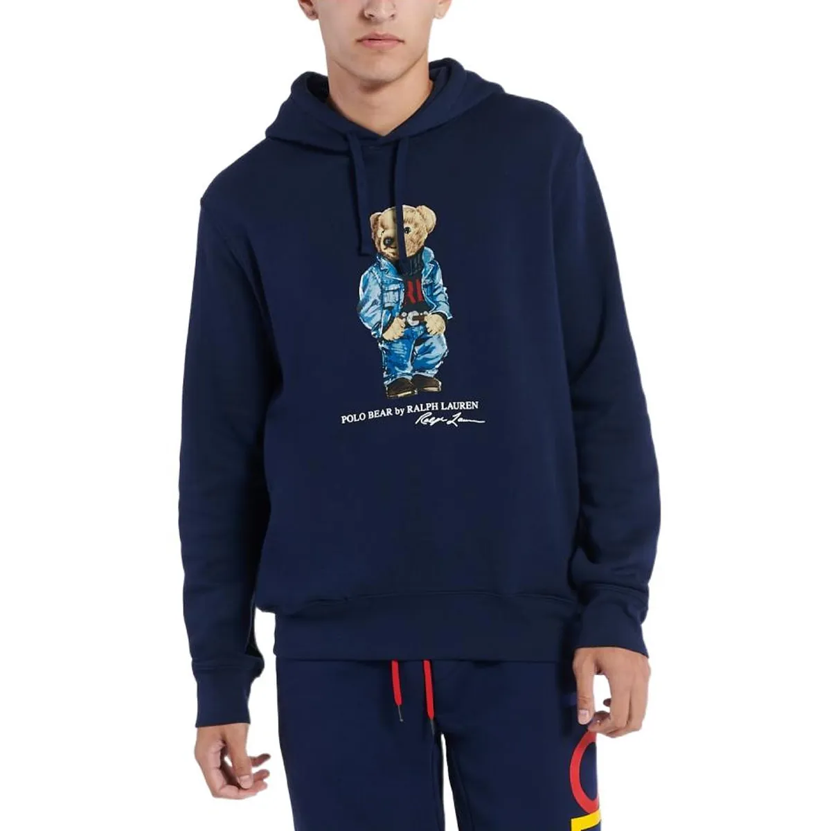 Polo Ralph Lauren Bear Printed Drawstring Hoodie