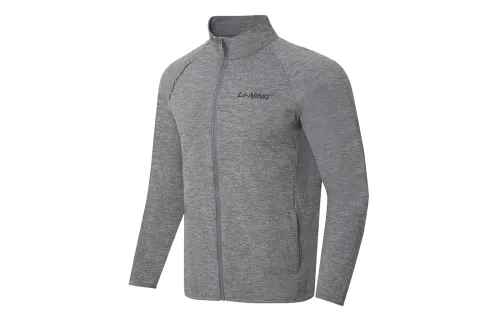 Li Ning Training Series Sweatshirt Men's Mixed Color Medium Heather Gray