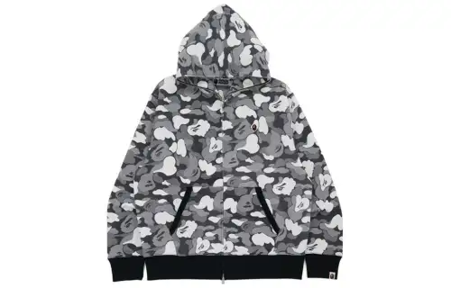 Bape Stripe Abc Camo Relaxed Fit Full Zip Hoodie