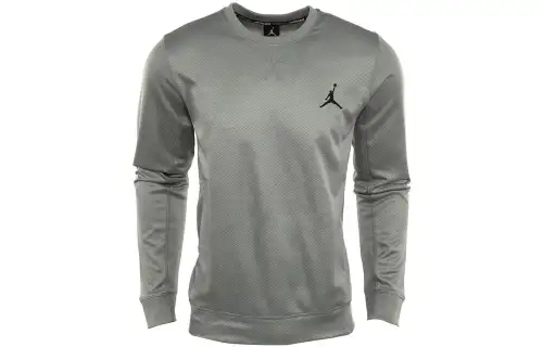 Jordan Dominate 3.0 Sweatshirts Men's Gray Crew Neck Moderate Other