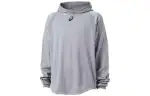 ASICS Sweatshirts Men's Gray Hooded Moderate Other
