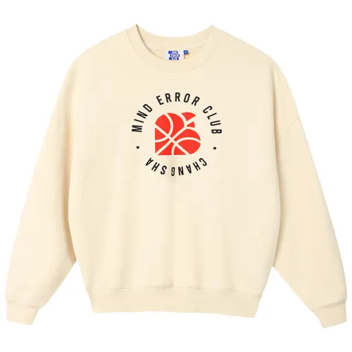 MIND ERROR Sweatshirts Unisex Crew Neck Thickened Regular
