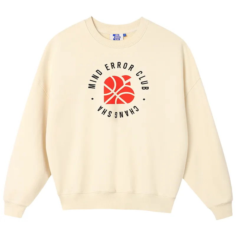 MIND ERROR Sweatshirts Unisex Crew Neck Thickened Regular