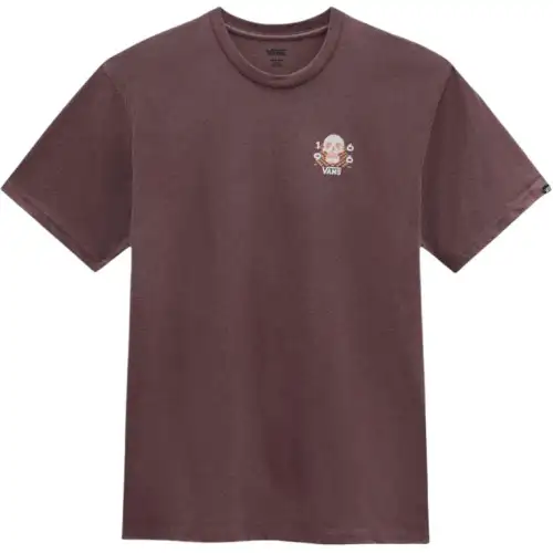 Vans T Shirts Men's Brown Crew Neck