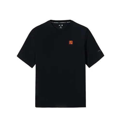 Anta Basketball Collection T Shirt Men's Basic Black