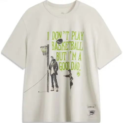 Li Ning Badfive T Shirt Men's Pearl White