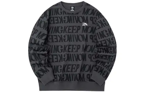 ANTA Life Collection Sweatshirts Unisex Ink Power Gray Crew Neck Moderate Regular