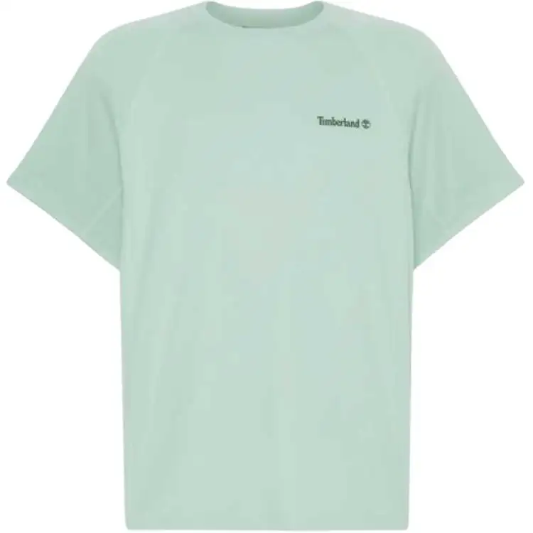Timberland T Shirts Men's Green Crew Neck