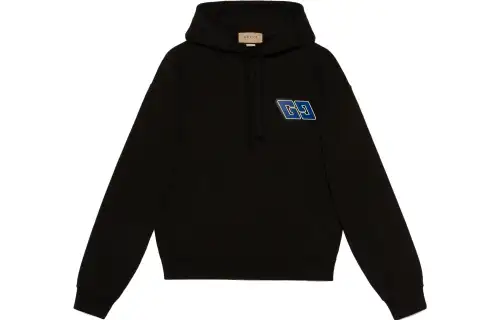 GUCCI Sweatshirts Men's Black Hooded Moderate Other