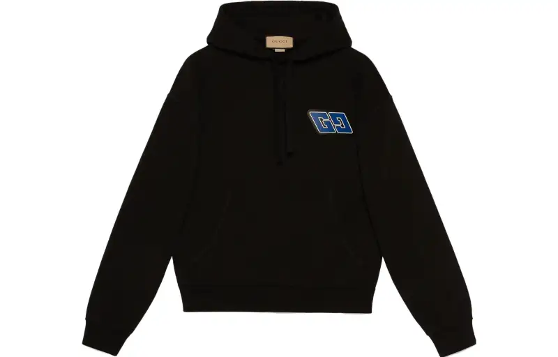 GUCCI Sweatshirts Men's Black Hooded Moderate Other