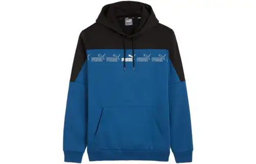 PUMA Hoodie Around The Block Sweatshirt Men's Blue