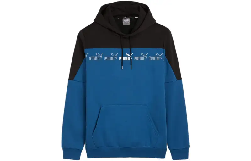 PUMA Hoodie Around The Block Sweatshirt Men's Blue