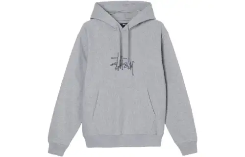 Stussy Sweatshirts Men's Gray Hooded Moderate