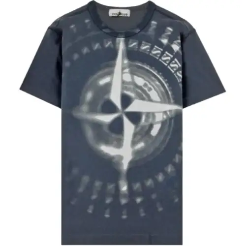 STONE ISLAND T Shirt Men's Dark Blue