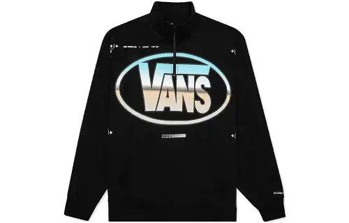 Vans x LQQK STUDIO Vault Lqqk Collaboration Studio Quarter Zip Sweatshirt Men's Black