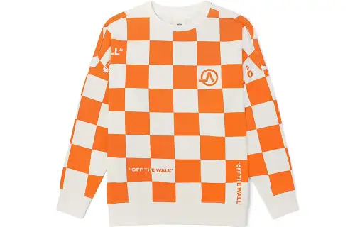 Vans Sweatshirts Unisex Orange Crew Neck Moderate Other