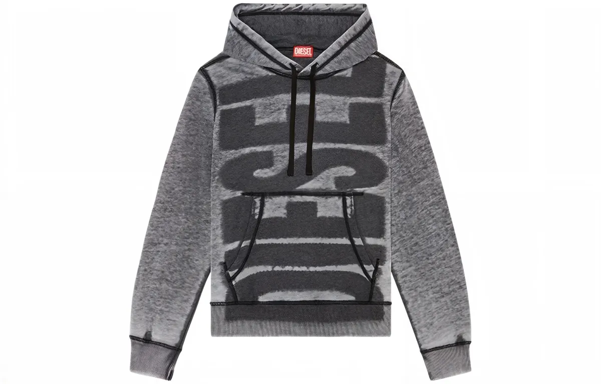 DIESEL Sweatshirts Men's Black Moderate