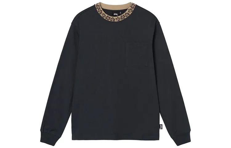 Stussy Flower Mock Neck Long Sleeve Crew