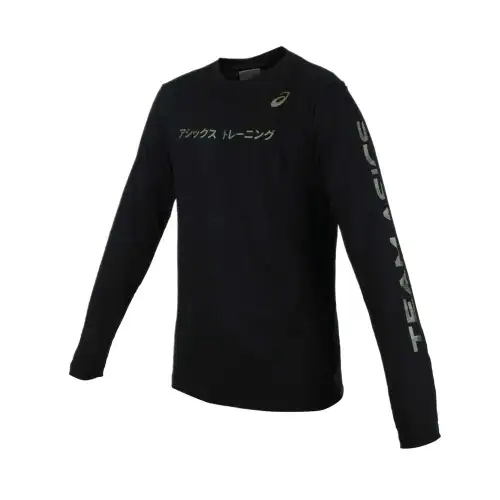 Asics T-Shirt Men's Black Dark Green