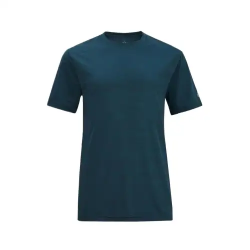 ASICS T Shirts Men's Green Crew Neck Moderate
