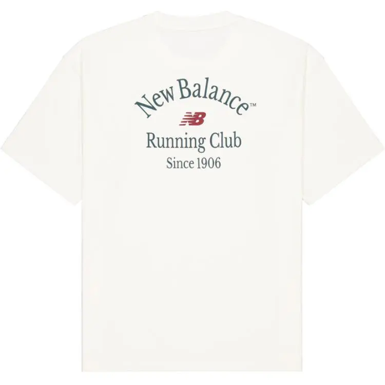New Balance T Shirt Men's Ivory White