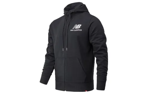 New Balance Sweatshirts Men's Black Hooded Moderate Other