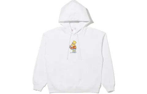 Levi's Sweatshirts Men's White Hooded Moderate Regular