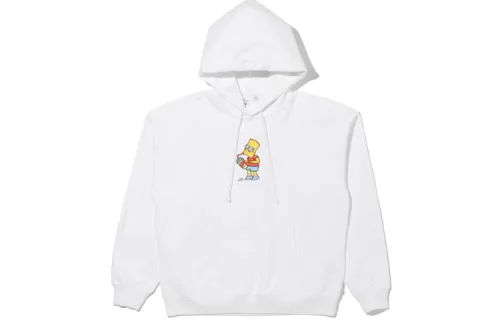 Levis Sweatshirts Men's White Hooded Moderate Regular