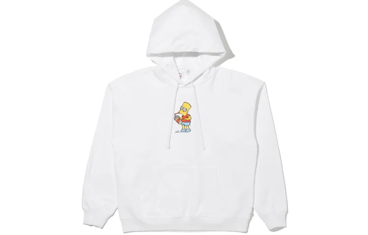 Levi's Sweatshirts Men's White Hooded Moderate Regular