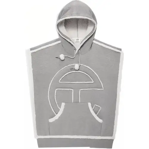 UGG All Gender Telfar Sideless Hoodie Sweatshirt Unisex Gray