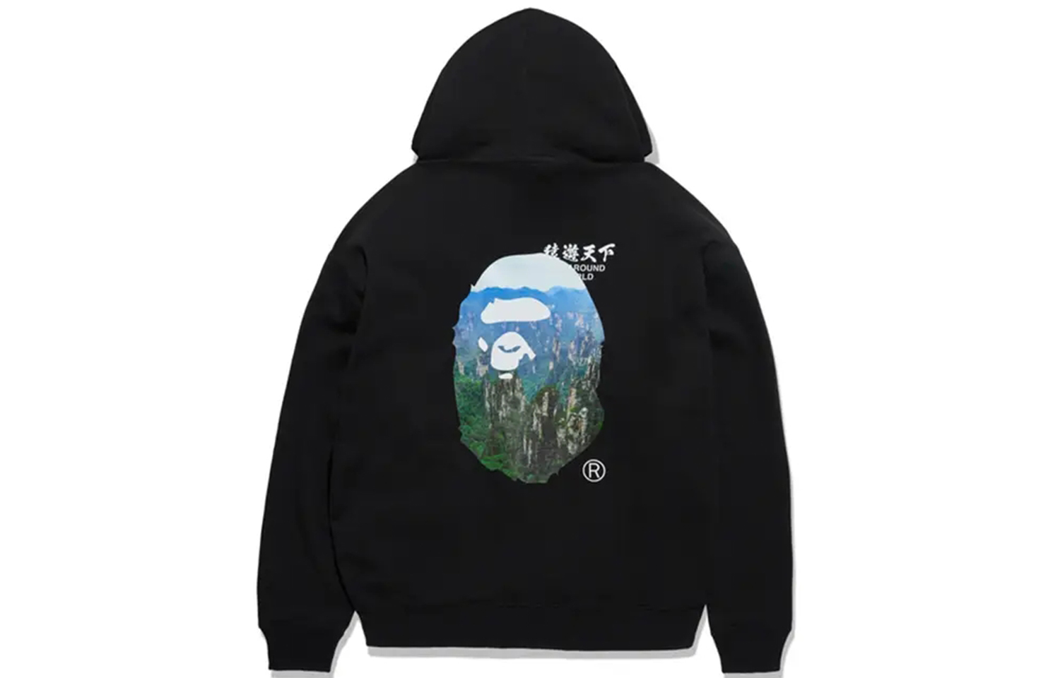 Худи A BATHING APE Zhangjiajie (черное)