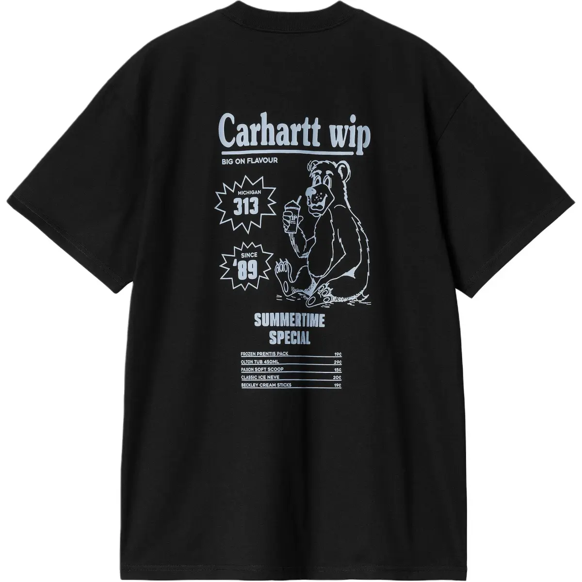 Carhartt WIP Logo Printed Crewneck T Shirt