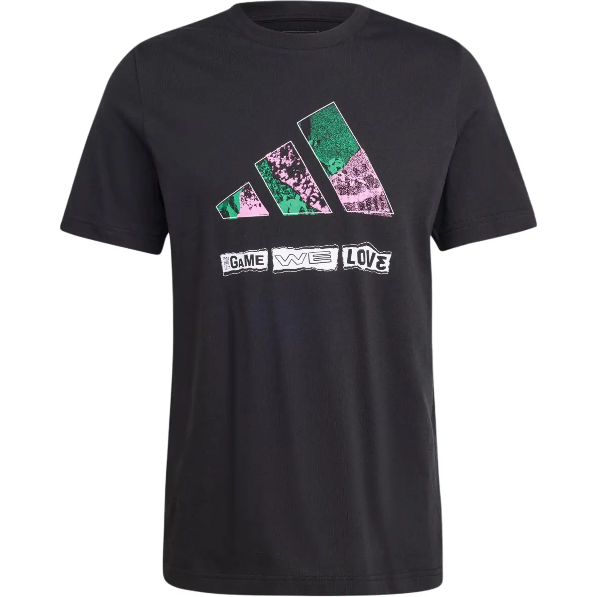 Adidas T-Shirts Men's Black Crew Neck Moderate