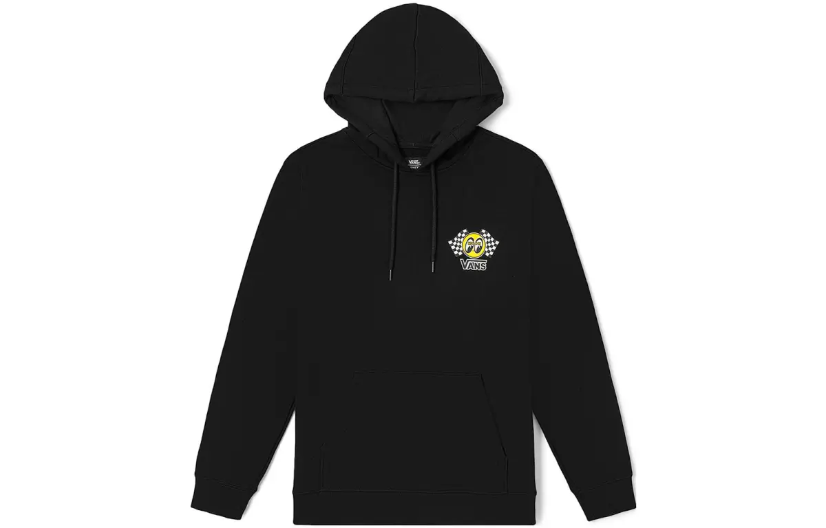 Vans X MOONEYES Sweatshirts Unisex Black Hooded Moderate
