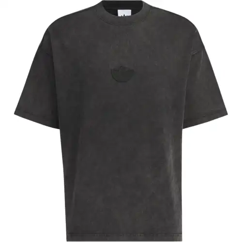 Adidas Originals WASHED SHORT SLEEVE T SHIRT T Shirt Men's Black
