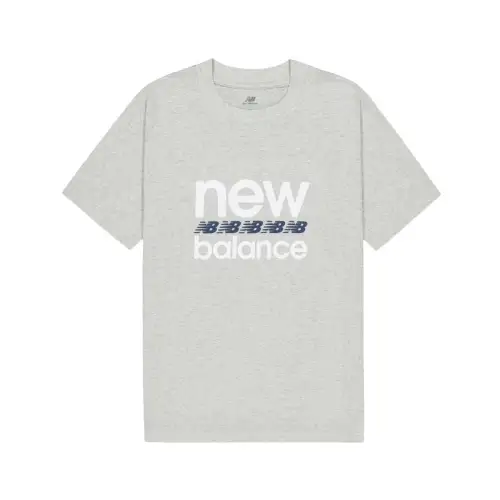New Balance SS25 T Shirt Men's Light Gray