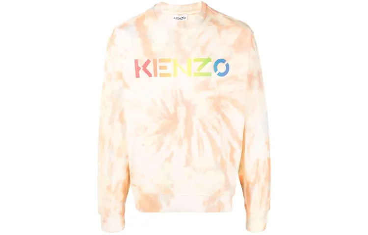 Kenzo logo-print tie-dye sweatshirt