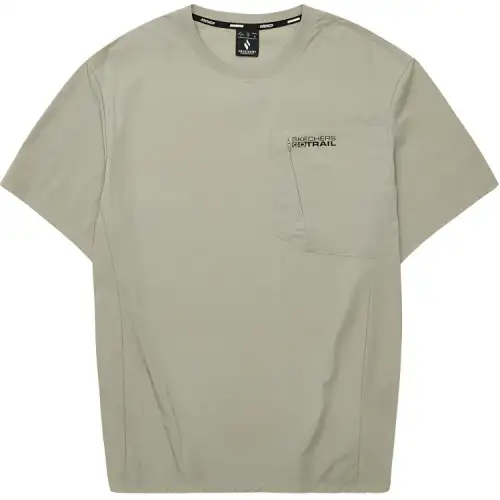 Skechers T Shirt Unisex Cashew Nut Coffee