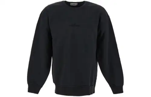 STONE ISLAND Embroidered logo Crewneck Sweatshirt