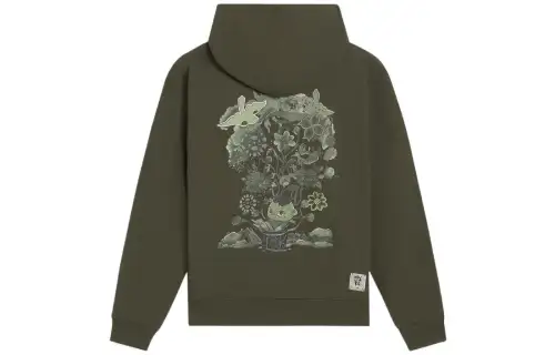 Li Ning Sports Trendy Collection Sweatshirt Unisex Olive Green