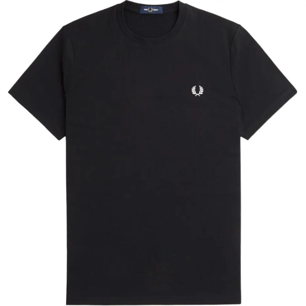 Fred Perry logo-print cotton T-shirt
