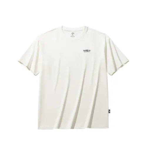 Anta Life Collection T Shirt Unisex Ivory White