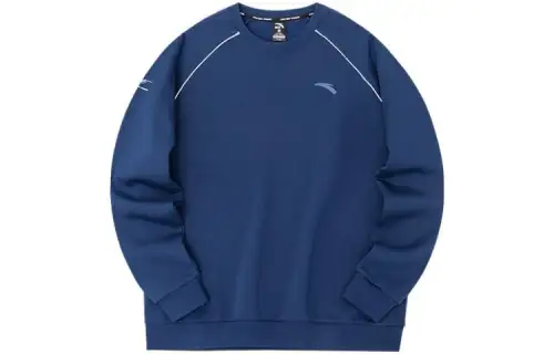 Anta Comprehensive Training Collection Sports Lifestyle Collection Sweatshirt Unisex Blue