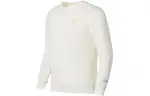 Li Ning Fitness Series Sweatshirts Men's Ecru Crew Neck Moderate Regular