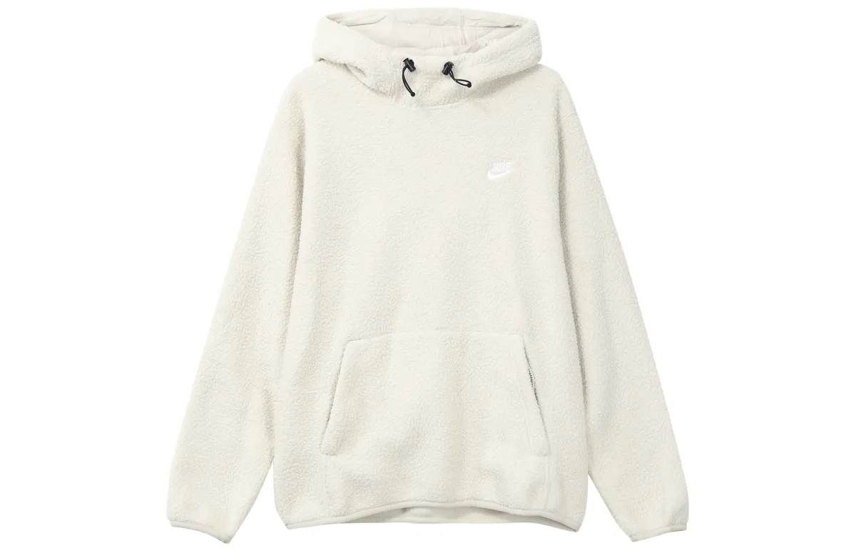 Nike Essential Men's Sherpa Fleece Hoodie Beige