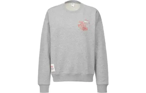 Reebok Sweatshirt Unisex Medium Heather Gray